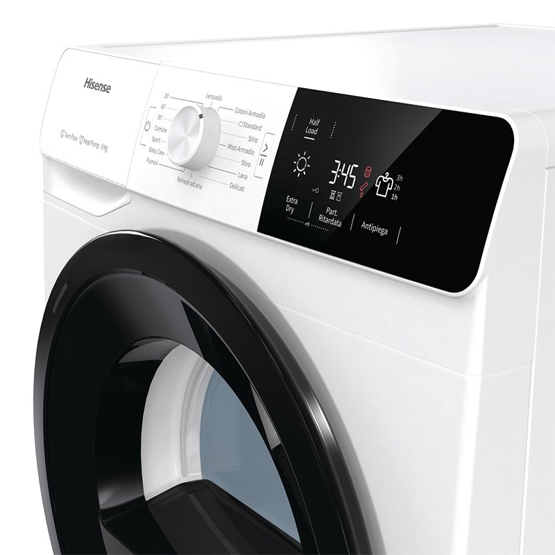 Hisense D901GE tumble dryer Freestanding Front-load 9 kg A++ White