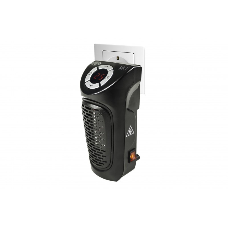 Argoclima MIO calefactor eléctrico Interior Negro 350 W Calefactor eléctrico infrarrojo