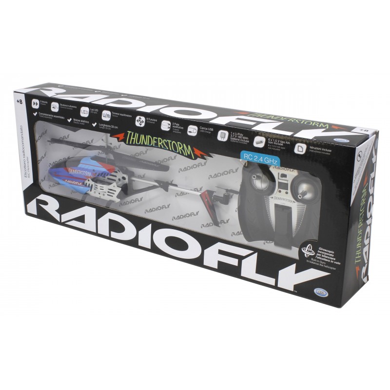 Radiofly THUNDERSTORM Radio-Controlled (RC) model Helicopter Electric engine