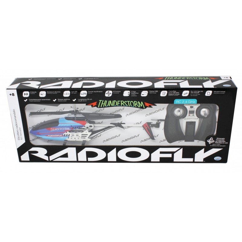 Radiofly THUNDERSTORM modelo controlado por radio Helicóptero Motor eléctrico