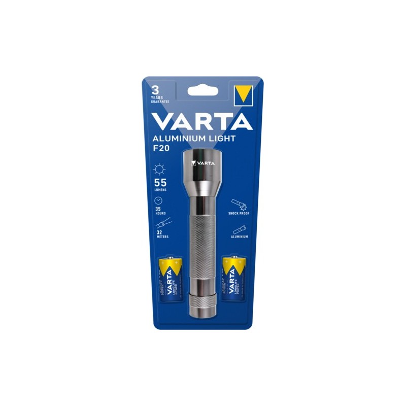 Varta 16607 101 421 linterna Aluminio Linterna de mano LED