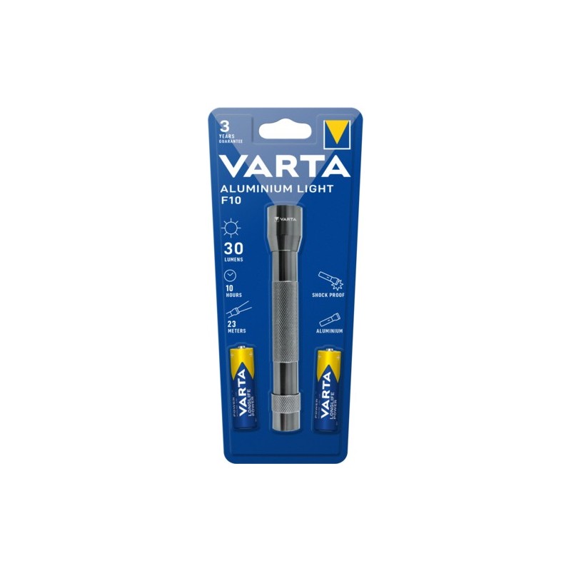 Varta 16606 101 421 flashlight Aluminium Hand flashlight LED