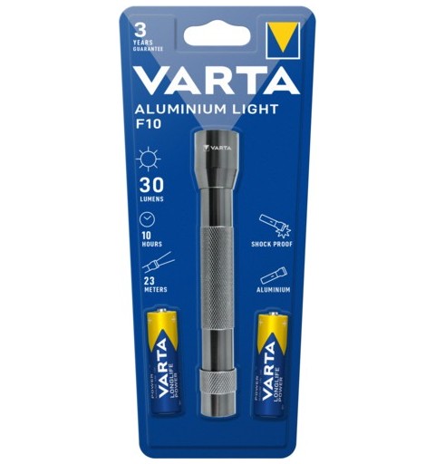 Varta 16606 101 421 flashlight Aluminium Hand flashlight LED