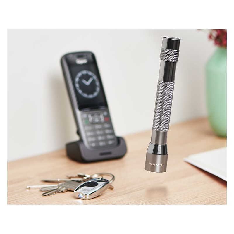 Varta 16606 101 421 flashlight Aluminium Hand flashlight LED