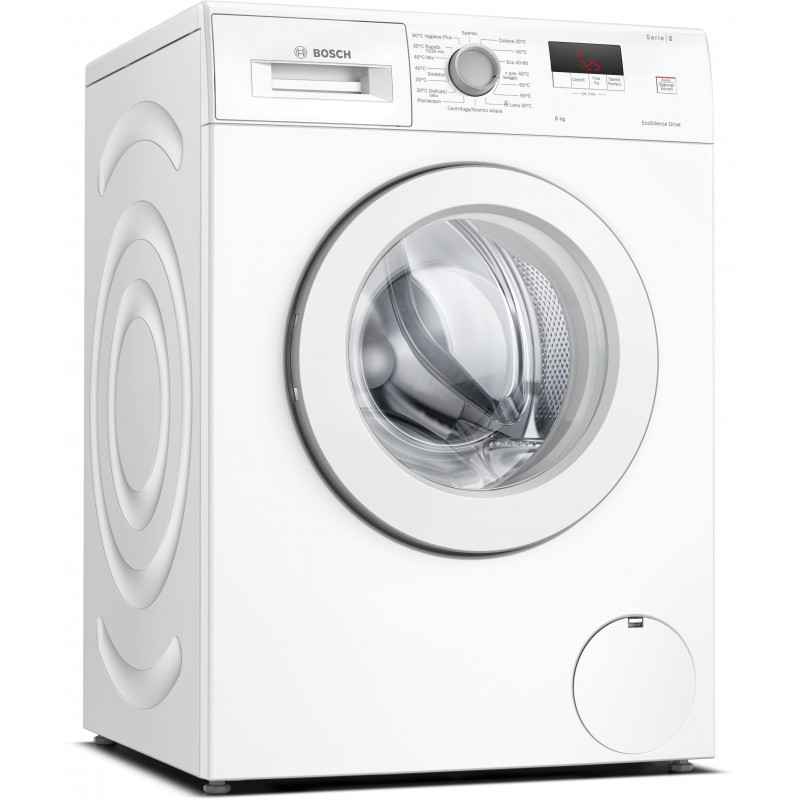 Bosch Serie 2 WAJ24068II machine à laver Charge avant 8 kg 1200 tr min C Blanc