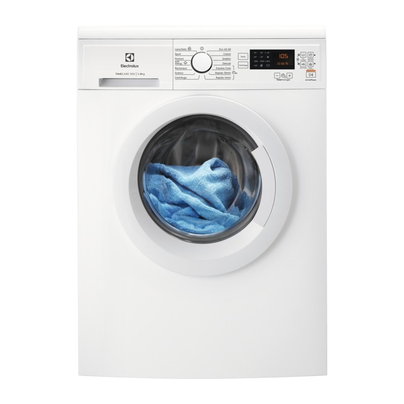 Electrolux EW2F5W82 lavatrice Caricamento frontale 8 kg 1151 Giri min A Bianco