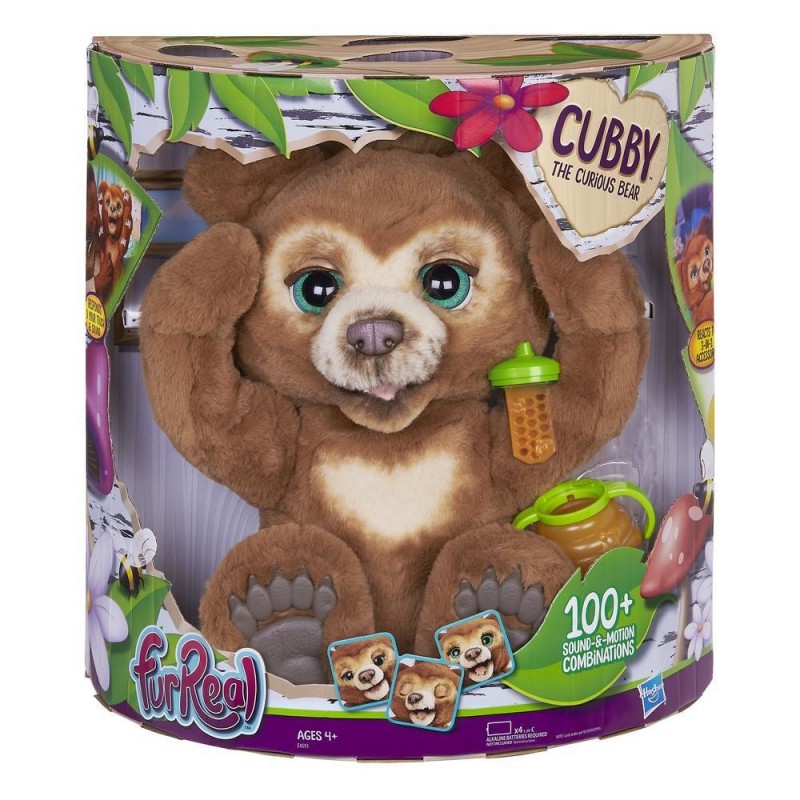 FurReal Cubby, il mio orsetto curioso (cucciolo di peluche interattivo, per bambini dai 4 anni in su)