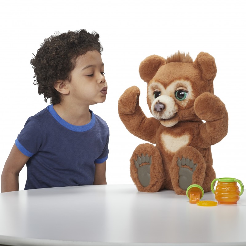 FurReal Cubby, il mio orsetto curioso (cucciolo di peluche interattivo, per bambini dai 4 anni in su)