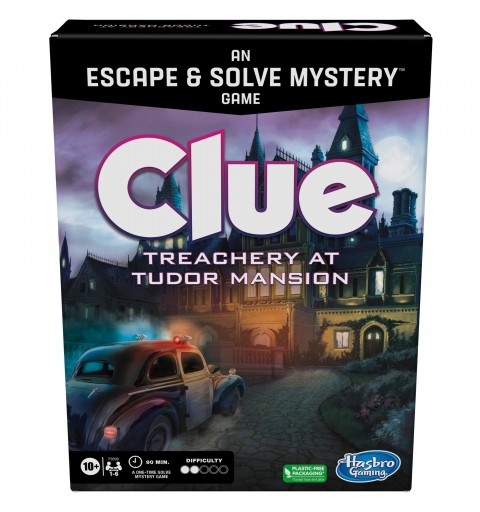 F5699 jeu de société Clue Treachery at Tudor Mansion Détective