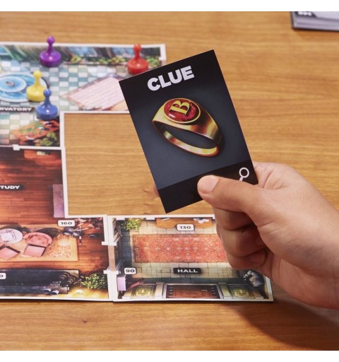 F5699 gioco da tavolo Clue Treachery at Tudor Mansion Detective