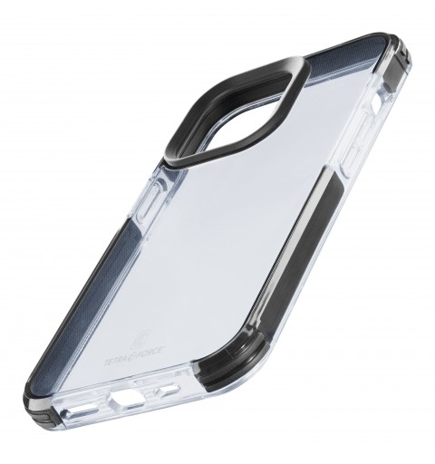 Cellularline Tetra Force Strong Guard mobile phone case 17 cm (6.7") Cover Black, Transparent