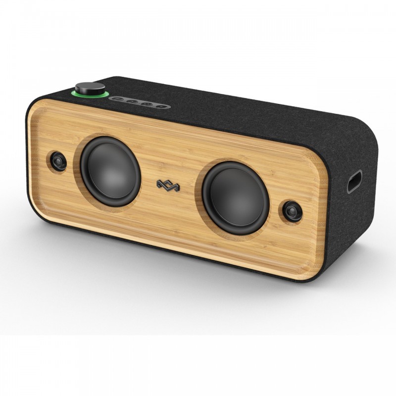 The House Of Marley EM-JA040-SB enceinte portable Enceinte portable stéréo Noir, Jaune 60 W