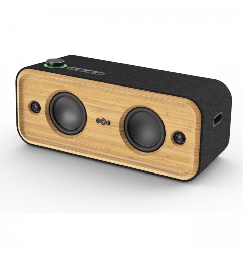 The House Of Marley EM-JA040-SB enceinte portable Enceinte portable stéréo Noir, Jaune 60 W