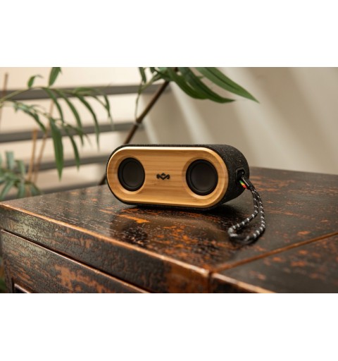 The House Of Marley EM-JA021-SB Tragbarer Lautsprecher Tragbarer Stereo-Lautsprecher Schwarz, Gelb 20 W