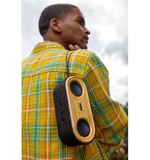 The House Of Marley EM-JA021-SB Tragbarer Lautsprecher Tragbarer Stereo-Lautsprecher Schwarz, Gelb 20 W