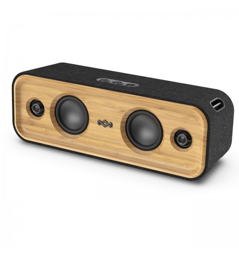 The House Of Marley EM-JA030-SB enceinte portable Enceinte portable stéréo Noir, Jaune 40 W