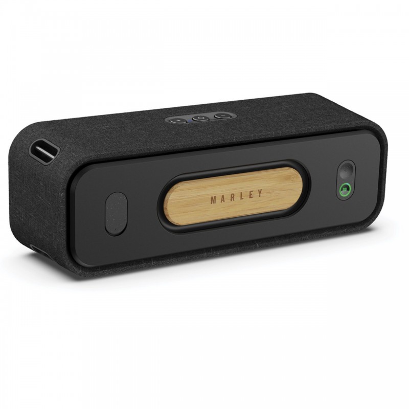 The House Of Marley EM-JA030-SB Tragbarer Lautsprecher Tragbarer Stereo-Lautsprecher Schwarz, Gelb 40 W