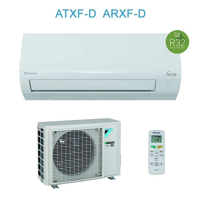 Daikin ATXF25D ARXF25D Condizionatore Climatizzatore 9000BTU Siesta Pro Evo A++/A+ Inverter Wifi Ready Novità 2022