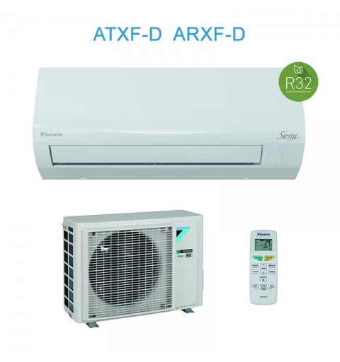 Daikin ATXF25D ARXF25D Condizionatore Climatizzatore 9000BTU Siesta Pro Evo A++/A+ Inverter Wifi Ready Novità 2022