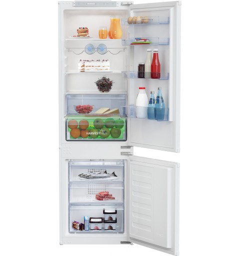 Beko BCHA275E4SN réfrigérateur-congélateur Autoportante 262 L E Blanc