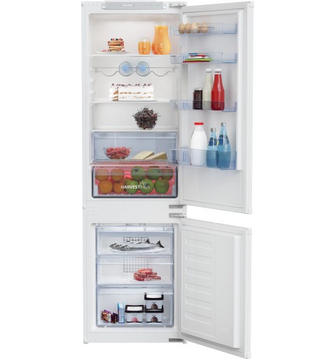 Beko BCHA275E4SN réfrigérateur-congélateur Autoportante 262 L E Blanc