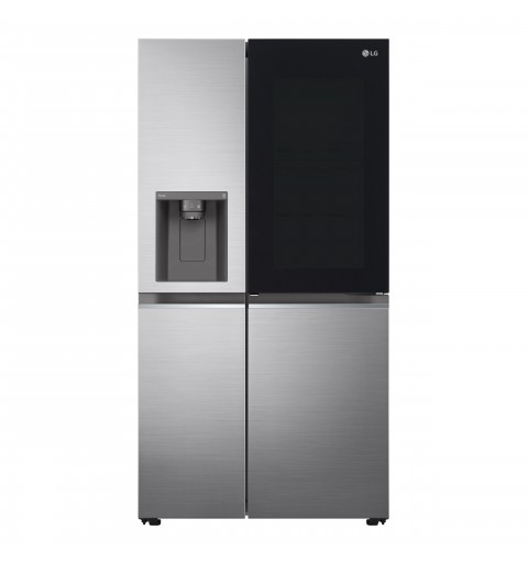 LG GSXV80PZLE Side-by-Side Kühlkombination Freistehend 635 l E Edelstahl