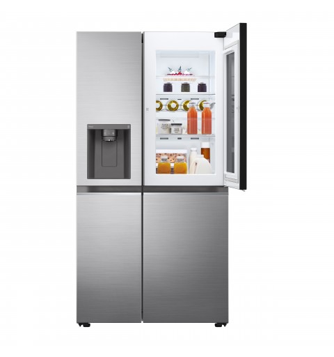 LG GSXV80PZLE Side-by-Side Kühlkombination Freistehend 635 l E Edelstahl