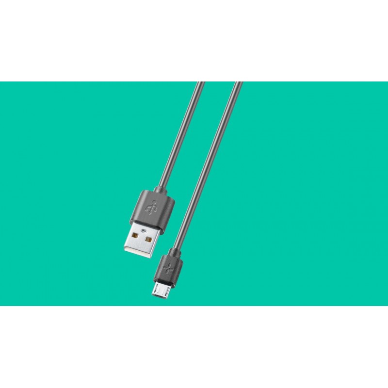 PLOOS PLCABMUSB2M câble USB 2 m USB A Micro-USB B Noir
