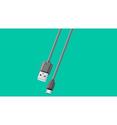 PLOOS - CABLE 200cm - MICRO USB Cavo MICRO USB per ricarica e trasferimento dati Nero