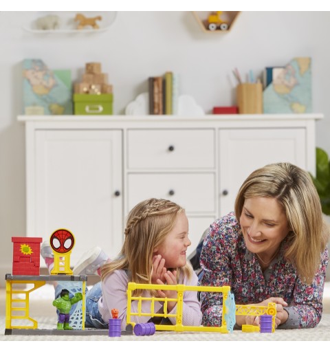 Marvel Spidey and His Amazing Friends Hulk's Playset