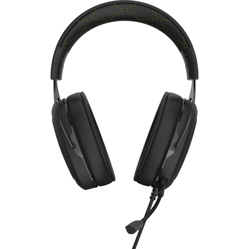 Corsair HS50 PRO STEREO Auricolare Cablato A Padiglione Giocare Nero, Verde