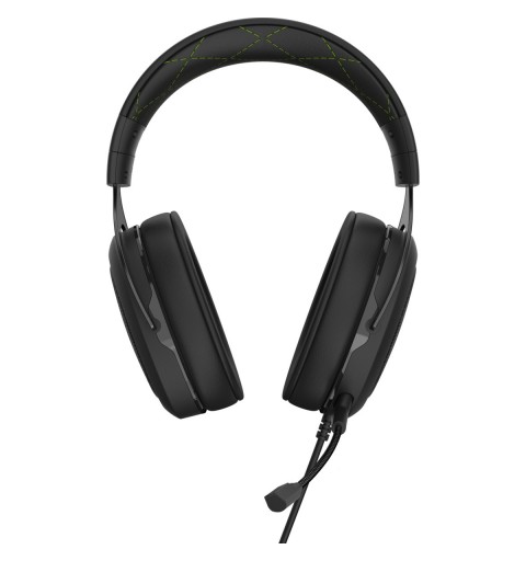 Corsair HS50 PRO STEREO Auricolare Cablato A Padiglione Giocare Nero, Verde