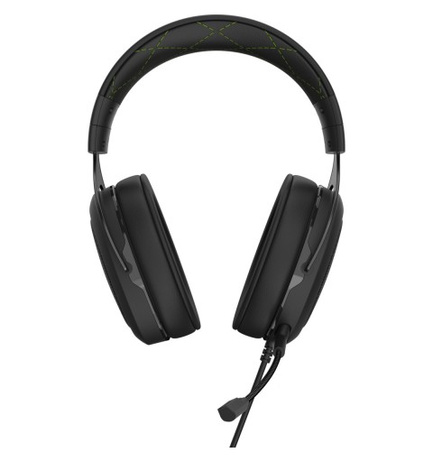 Corsair HS50 PRO STEREO Auriculares Alámbrico Diadema Juego Negro, Verde