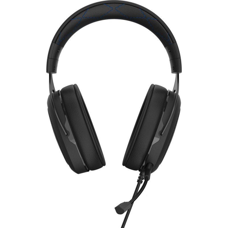 Corsair HS50 PRO STEREO Auricolare Cablato A Padiglione Giocare Nero, Blu