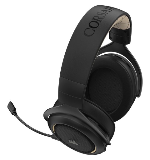 Corsair HS70 PRO WIRELESS Headset Head-band Gaming Bluetooth Black, Cream