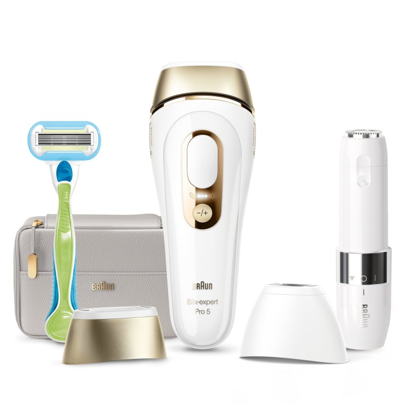 Braun Silk-expert Pro Silk expert Pro 5 PL5159 Luz pulsada intensa (IPL) Oro, Blanco