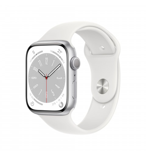 Apple Watch Series 8 OLED 45 mm Silber GPS