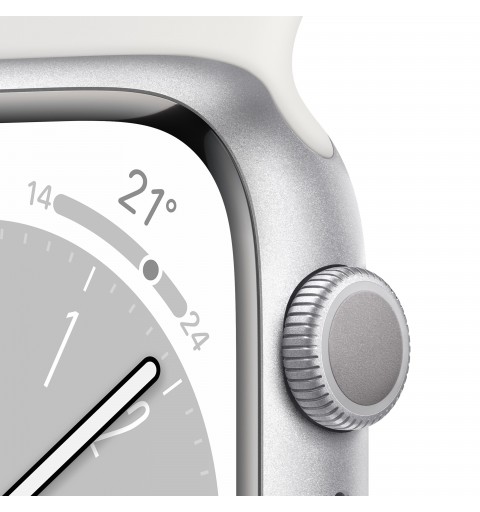 Apple Watch Series 8 OLED 45 mm Silber GPS