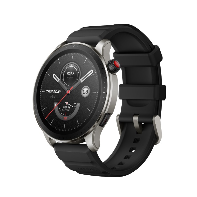 Amazfit GTR 4 Superspeed Black 3,63 cm (1.43") AMOLED 46 mm Nero GPS (satellitare)