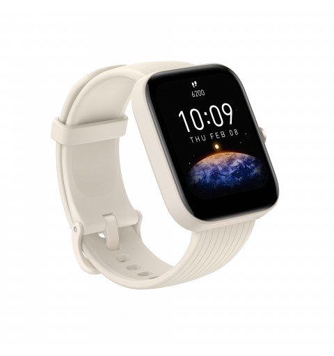 Amazfit Bip 3 Pro 4,29 cm (1.69 Zoll) TFT 44 mm Cremefarben GPS