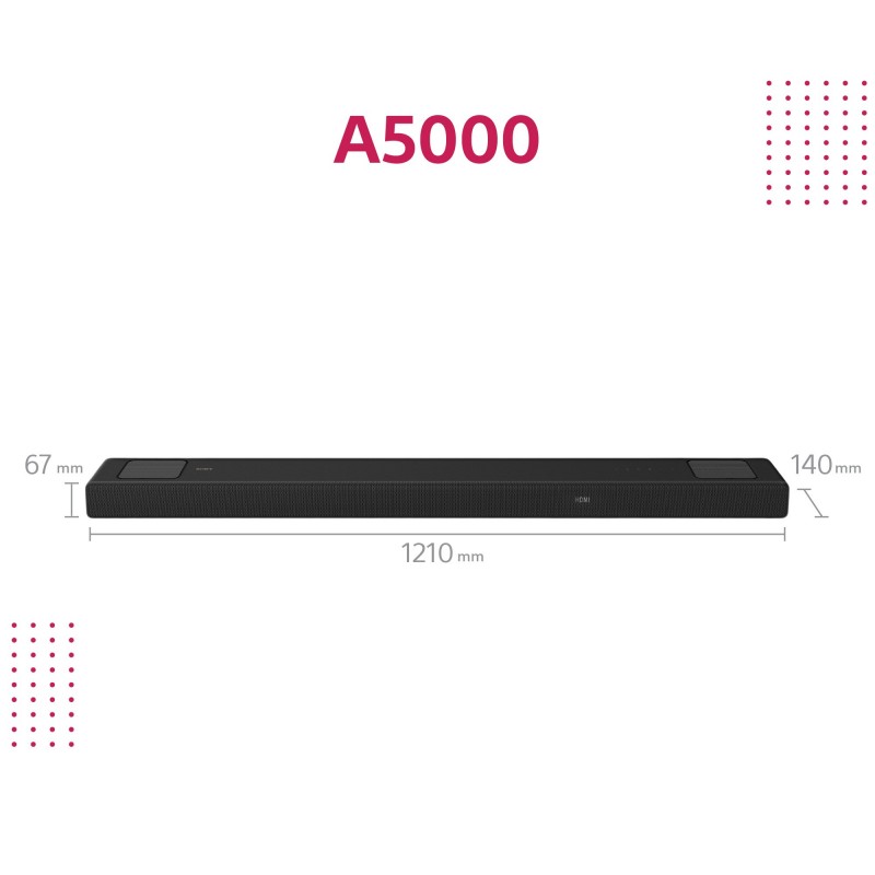 Sony HT-A3000 Negro 3.1 canales 250 W