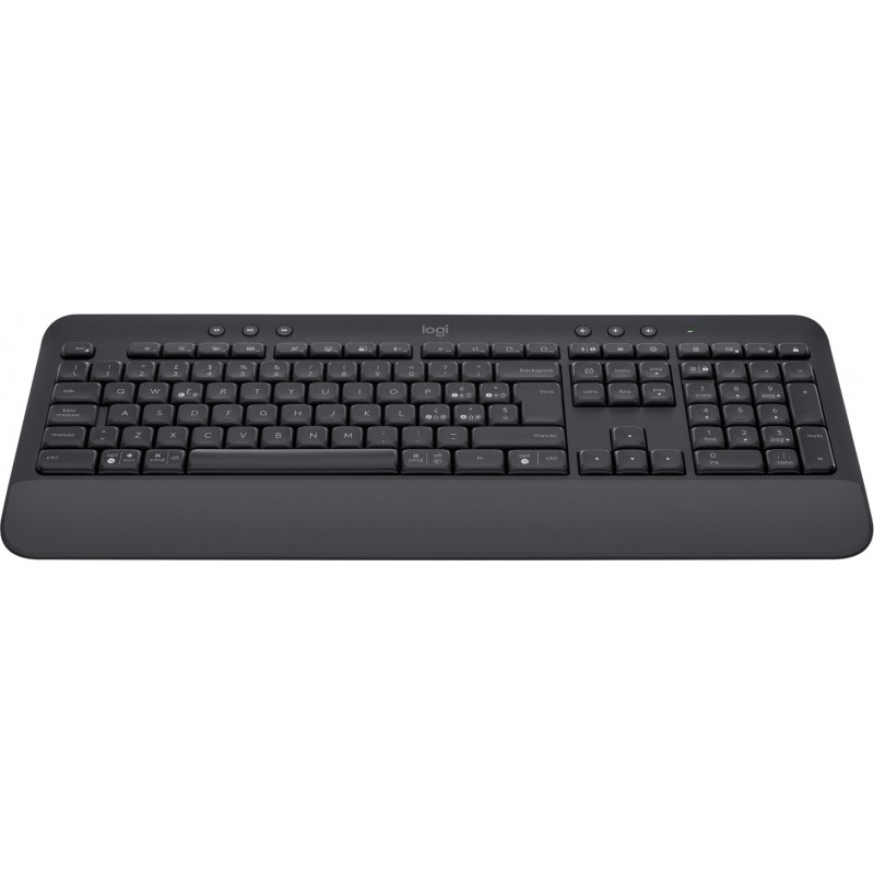 Logitech Signature K650 clavier RF sans fil + Bluetooth QWERTY Italien Graphite