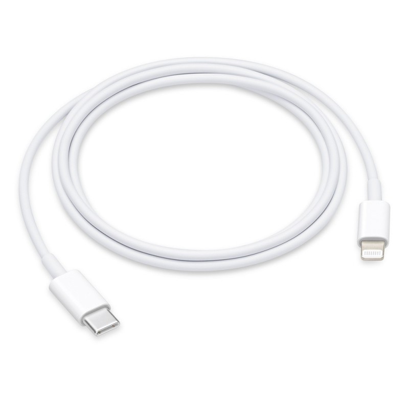 Apple MX0K2ZM A cable de conector Lightning 1 m Blanco