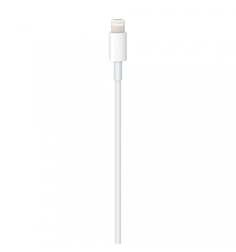 Apple MX0K2ZM A cable de conector Lightning 1 m Blanco