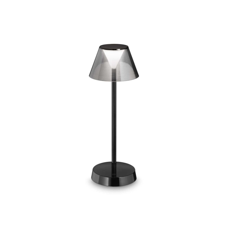 Ideal Lux LOLITA TL NERO Mod. 250274 Lampada Da Tavolo 1 Luce