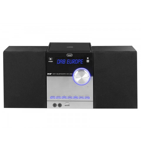 Trevi 0H10D800 ensemble audio pour la maison Système mini audio domestique Noir, Argent