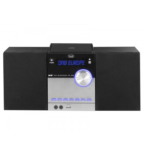 Trevi 0H10D800 Home-Stereoanlage Home-Audio-Minisystem Schwarz, Silber