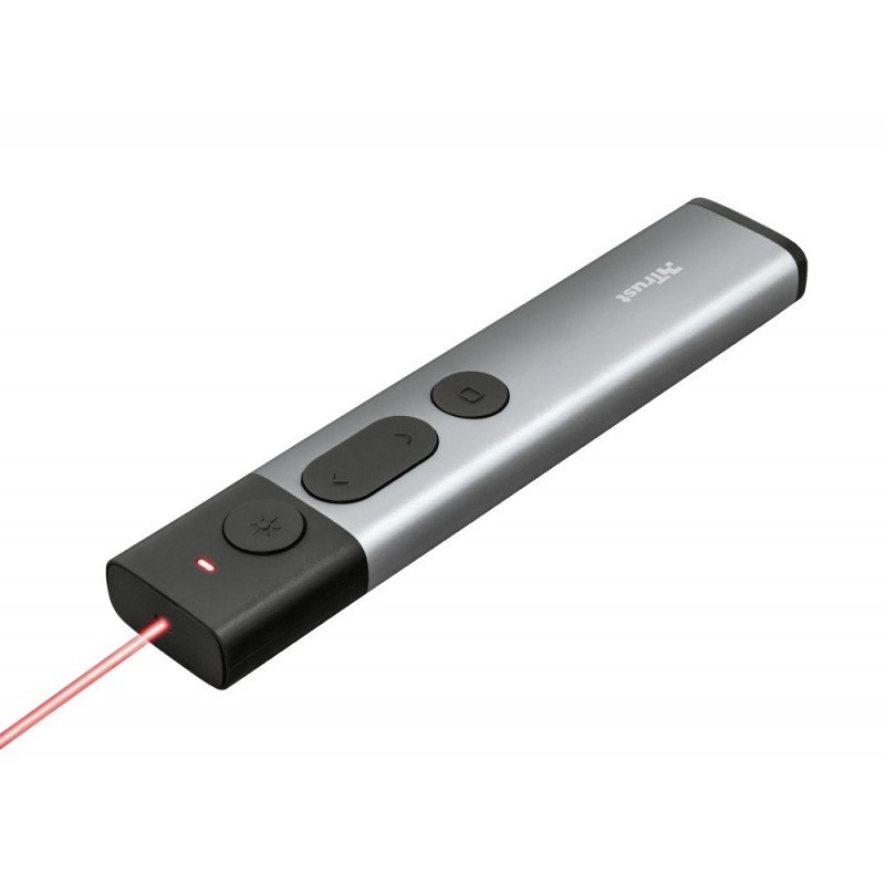 Trust Kazun apuntador inalámbricos RF Aluminio, Negro