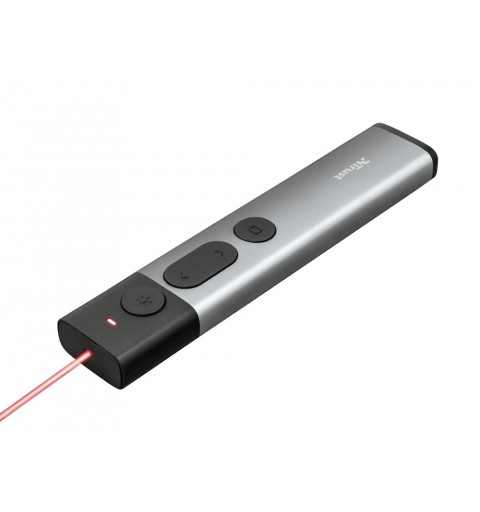 Trust Kazun apuntador inalámbricos RF Aluminio, Negro