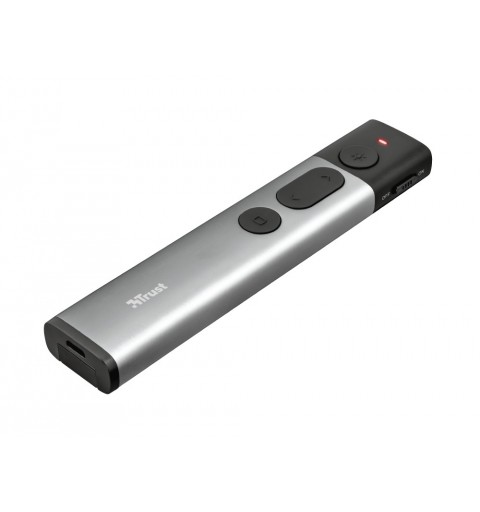 Trust Kazun apuntador inalámbricos RF Aluminio, Negro